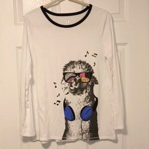 Justice Jamming Llama top